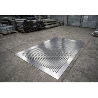 Лист нержавеющий перфорированный Rv 10-15 (2 мм, 1000х2000) AISI 304, 08X18H10