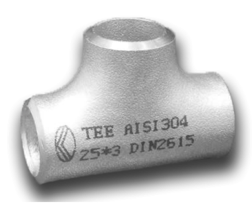 Тройник приварной бесшовный равнопроходной ГОСТ, AISI 321(12Х18Н10Т)